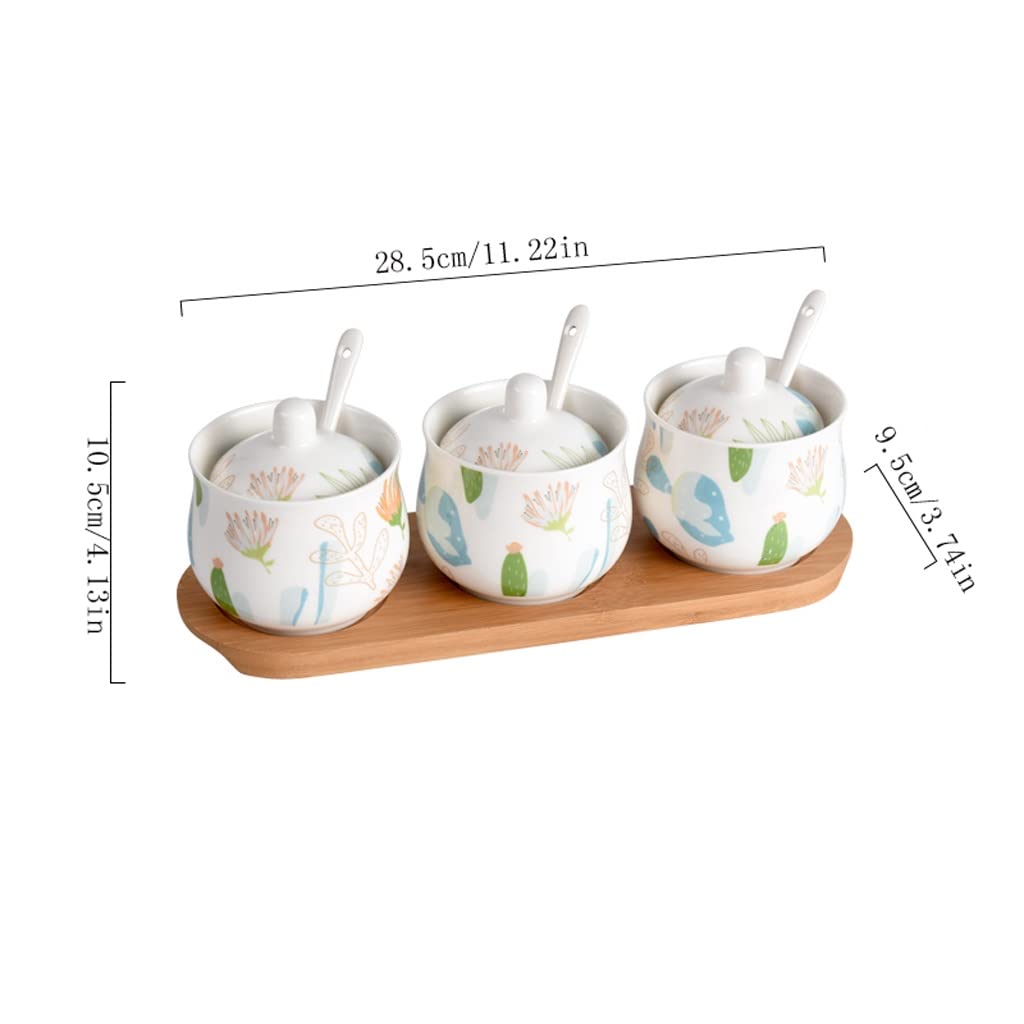Barattolo per condimenti, Scatola per condimenti in Ceramica, Barattolo per condimenti per Uso Domestico, Scatola per condimenti, Bottiglia per condimenti, bara