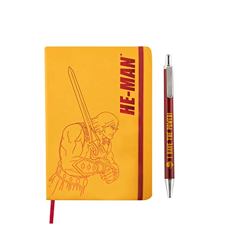Stylo et Carnet Musclor Cinereplicas MOTU Idée Cadeau Idéale pour Fan Geek
