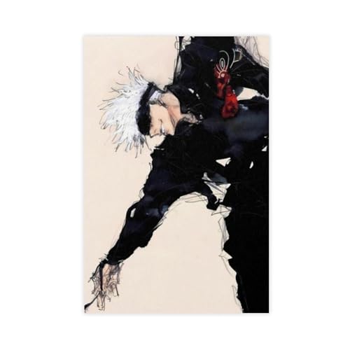Ouyniei Jujutsu Kaisen - Póster de anime en lienzo, decoración de dormitorio, paisaje, oficina, habitación, regalo, 20 x 30 cm