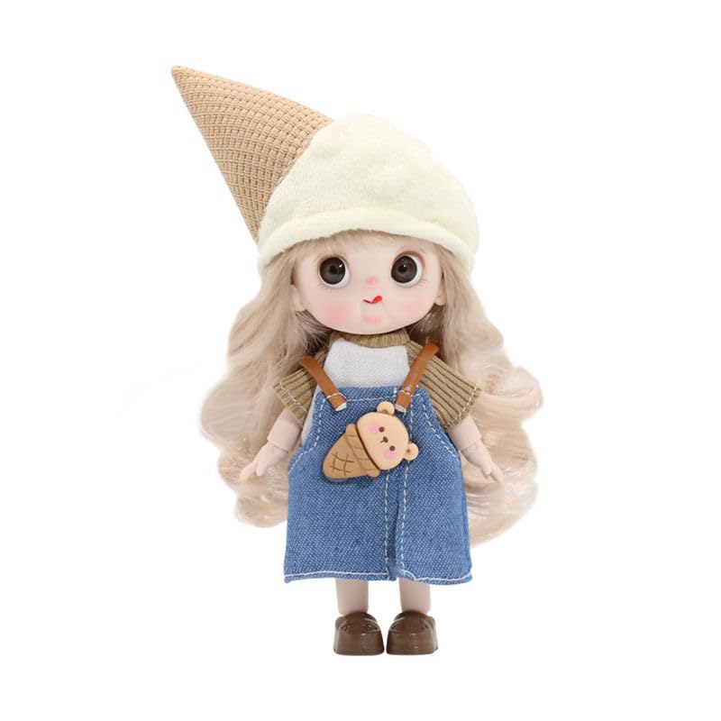 Amazon | MOMOAO 人形 手作り人形 14cm ミニ ドール お人形 おままごと