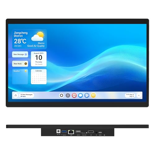 15.6' All-in-One Industrial Panel PC, Android 12 Fanless Tablet RK3399 4GB RAM/64GB ROM, Rugged...
