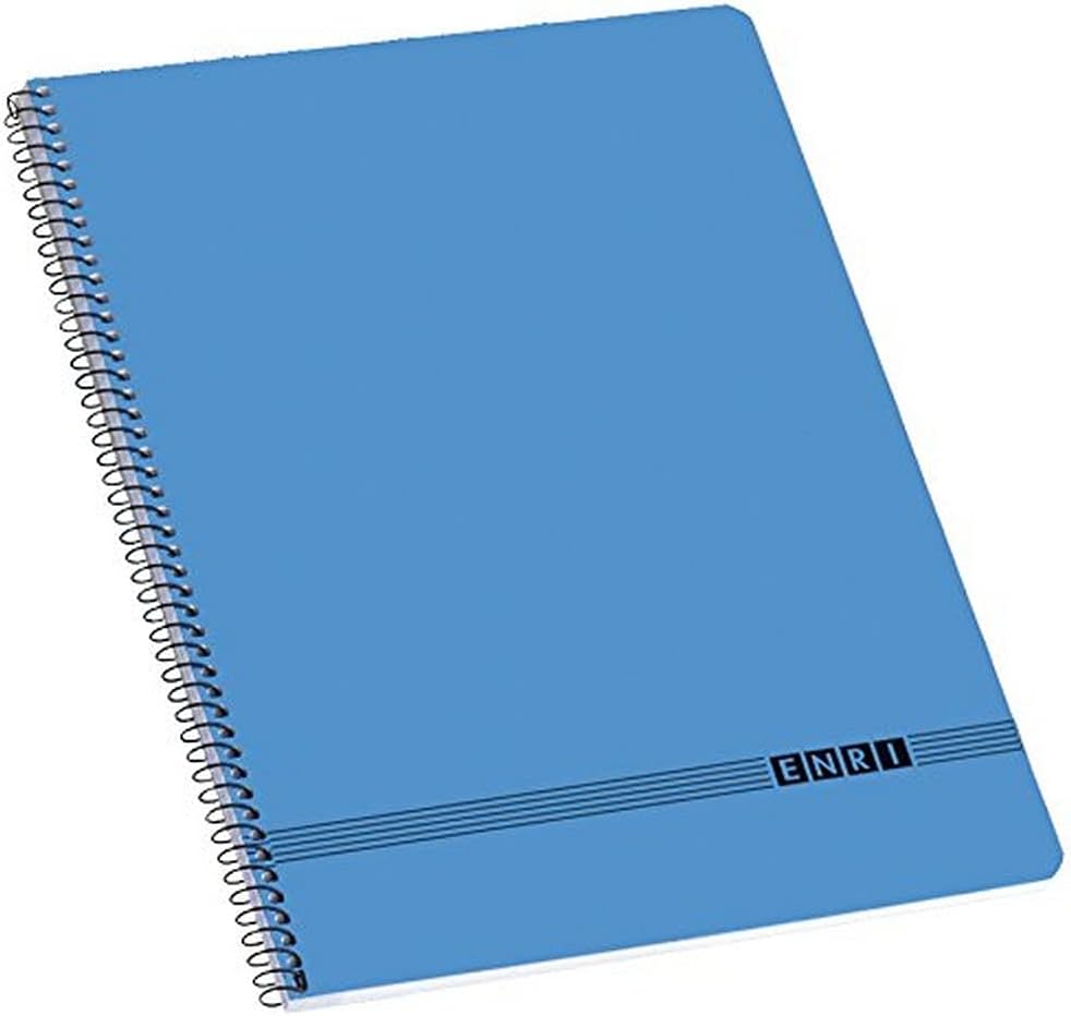 Enri 100430027 – Pack of 10 notebooks Spiral Paperback, 4th/155 x 215 mm