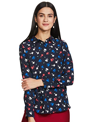 Marks & Spencer Womens Floral Print Regular Fit Blouse (XS) Deal
