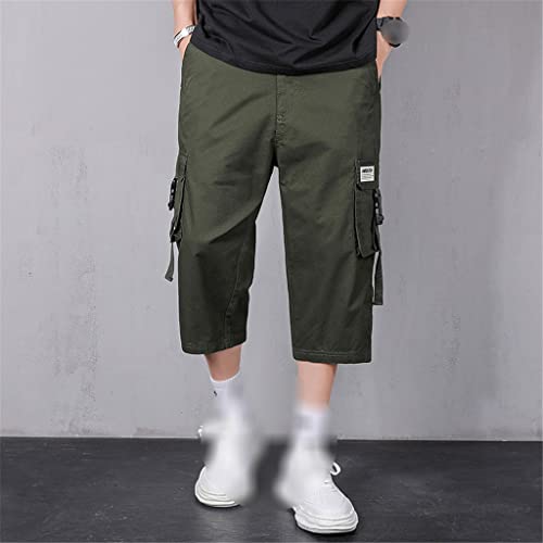 Short décontracté vert homme avec poches pour bouger en toute liberté