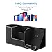 OUTXE Wireless Charger Desk Stand Organizer Wireless Charging Station for iPhone 14/13/13 Pro Max/13 Pro/12 Series/11/XS Max/XR/X/8Plus/, Desk Storage Caddy Pen Holder Gifts for Dad-Black
