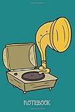  Old Record Player Vintage Vinyl Music Lover notebook:Old Record Player Vintage Vinyl Music Lover lined journal: best vintage gift 110 Pages ( 6 x 9 inches ) soft and matte cover