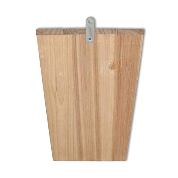vidaXL 2x Holz Fledermauskasten Fledermaushaus Nistkasten Fledermausnistkasten – Bild 6