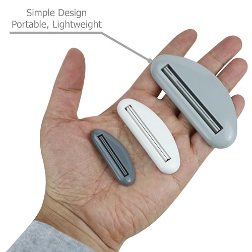 eiks 6 sets tube squeezer clip for toothpaste hand cream paint tube cosmetics easy press amp reduces waste