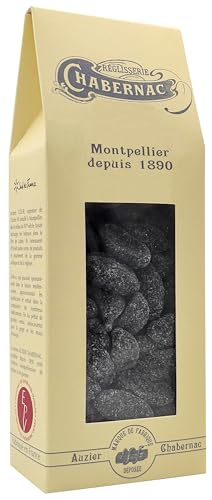 AUZIER CHABERNAC - Barcos Calabrias de lujo con regaliz – Confitería de tradición: (funda de fuelle de 250 g, paquete de 1)
