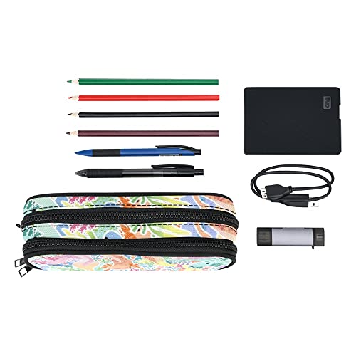 Image of Adorable Axolotls Mexican Pencil Case for Kids Teen Girls Boys 10 In Pouch | Large Capacity Small Makeup Bag for Women, Canvas School Suppies Zipper Office Desk Soft Organizers Travel Pen Box