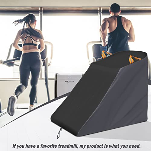 Image of XYZCTEM Treadmill Cover Waterproof Dustproof Running Machine Cover Exercise Workout Equipment Protective with Windproof Drawstring and Air Vents for Home Gym Indoor Outdoor