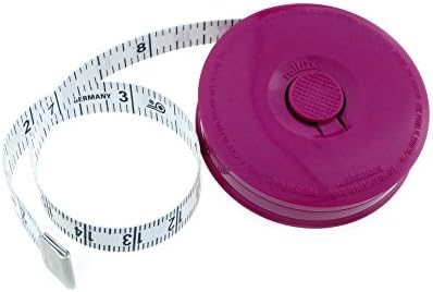 hoechstmass Balzer 80206F Tape Measure Rollfix 150 cm/60 Inches, Fuchsia