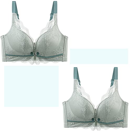 Soutien-gorge d'allaitement sexy haut de gamme en dentelle délicate sans fil couleur C
