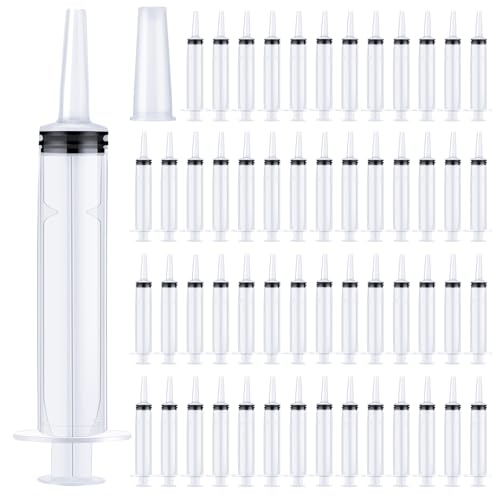 Jadive 100 Pcs 20ml Syringes with Tip Cap Plastic Liquid Syringe Party Liquid Syringe Shooters for Plastic Jelly Cup No Needle Dispensing Tools for Graduation Party