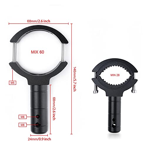 PETER LI Universele Motorfiets Koplamp Spotlight Farol Auxiliar Moto Fiets Spotlight Mount Stand Ondersteuning Phare… - Image 3