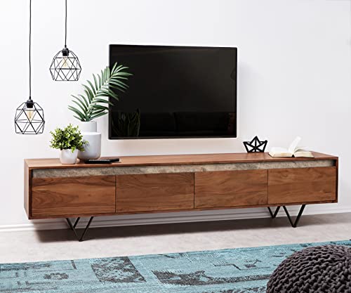 DELIFE Sideboard Nagaru, Akazie Aura 200 Cm 4 Türe Produktbild-Vorschau 12