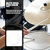 CHICAMPERA 4pcs White Drum Mute Rings Set for Snare Drum Portable Noise Reduction Dampeners with 12/13/14/16 Inch Sizes for Practice and Performance #5