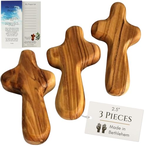 Olive Wood Pocket Cross