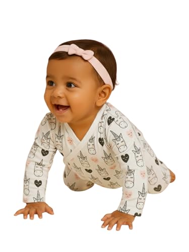 Image of The Mom Store Baby Romper Jabla Style For Boys And Girls | Cotton | Soft Infant Bodysuit | Trendy Stylish Sleepwear For Newborn Baby | Printed | Unisex Comfortable Everyday Baby Wear