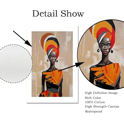 Image murale peinture abstraite colorée d'art ethnique africain style exposition
