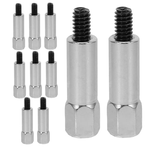 Boulons de couvercle de soupape en acier chromé pour moteur auto, kit de 10 pièces