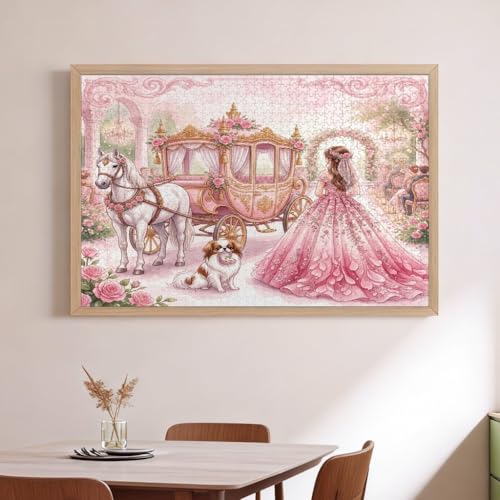 Rompecabezas de 1000 piezas con carruaje romántico, conecta con tu lado más creativo 2