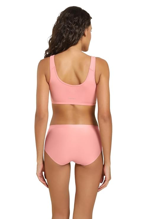 Image of Van Heusen Women's Slip on Cotton Bra | Soft Support | Breathable | Wireless | Everyday Comfort | Seamless Moulded Cups| No Hook & Eye | Style 11023