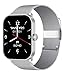 Produktbild SMARTY2.0 - Smartwatch SW070I - Sprachassistent, Bluetooth-Anrufe, Schrittzähler, 31 Sportmodi, Display 1,78 Zoll - Netzband - Abmessungen 45 x 36,6 x 10,7 mm, Farbe: Silber