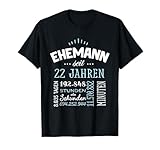 Bronzehochzeit 22. Hochzeitstag Geschenk