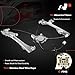 A-Premium Electric Window Regulator with Motor Compatible with Nissan 350Z 2003-2009 Front Passenger Side
