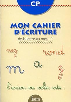 Paperback Cahier d'ecriture, CP. De la lettre au mot, 1 (French Edition) Book