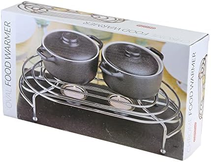 Chrome Food Warmer, Silver