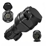 Sonhomay 13-poliger 12-V-Anhängeradapter Fahrzeugbuchse