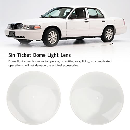 2Pcs Dome Light, 5in Ticket Lens 77‑570