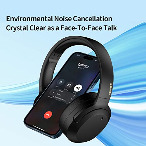Image of Edifier W820NB Plus Over-Ear Active Noise Cancelling Headphones, Clear Calls with Deep Noise Reduction,Bluetooth Headphones with LDAC for Hi Res Wireless Audio Comfortable Fit,Bluetooth 5.2 Gray