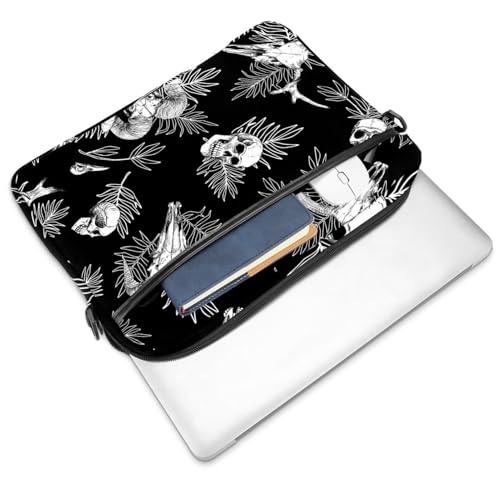 Maletín de calavera para laptop de 13 a 14.5 pulgadas con asa bandolera multicolor 3