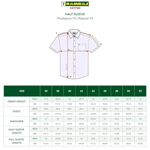 Image of RAMRAJ COTTON Men White Half Sleeve Shirt Crafted For Comfort| Durability| And Timeless Everyday Style