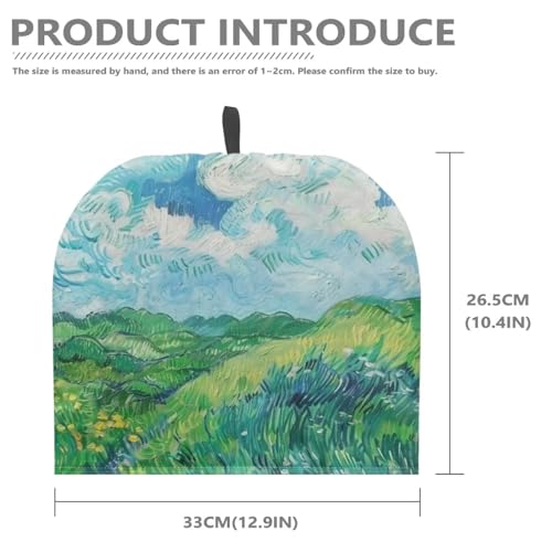 Image of Generic Hudotybom Wheat Field Tea Cozy for Teapot Insulated Large Teapot Cover to Keep Warm Tea Kettle Cover Machine Washable Coffee Pot Cloth Covers Kitchen Home Decorations, CZA49