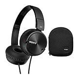 Sony ZX110NC Noise Cancelling Headphones Bundle with Protective Headphone Case (2 Items)