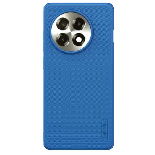 Image of Nillkin Case for OnePlus 13R (1+13) R (6.78 inch Inch) Super Frosted Shield Pro Hard Back Soft Border (PC + TPU) Shock Absorb Cover Raised Bezel Camera Protect PC Blue Color