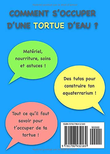 COMMENT S'OCCUPER D'UNE TORTUE D'EAU ?: LIVRE TORTUE
