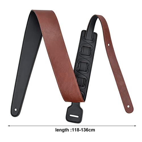 Vesaneae Sangle Guitare Cuir, Sangle de Guitare Longueur Réglable, Basics Sangle de Guitare pour Guitare Classique… - Les Beatles, Paul McCartney, John Lennon, RIngo Starr, George Harrison Vesaneae Sangle Guitare Cuir, Sangle de Guitare Longueur Réglable, Basics Sangle de Guitare pour Guitare Classique… – Image 3