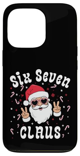 Six Seven Santa Claus Funny 67 Christmas Meme Boys Girls 6 7 Custodia per iPhone 13 Pro