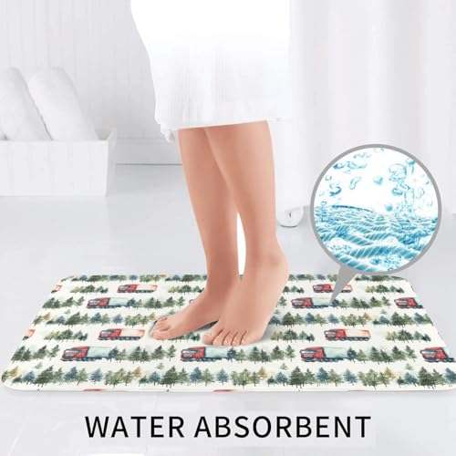 Tapis de contour doux pour salle de bain thématique et confortable