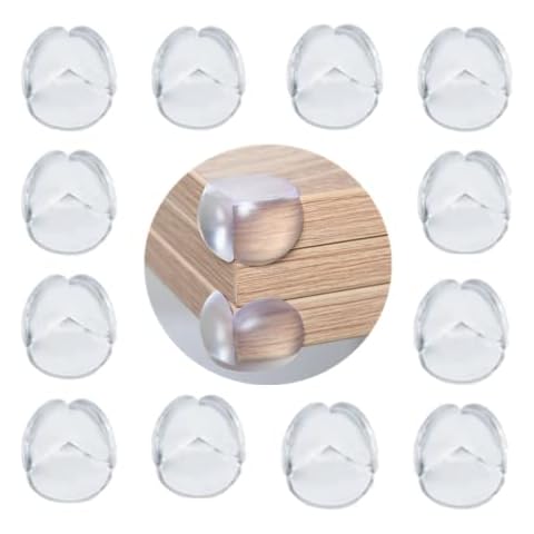 28Pcs Table Corners Protectors Children's Corners Protectors Transparent Soft Silicone Corner Guards for Table and Drawer Furniture Safety Corner Guards Cover