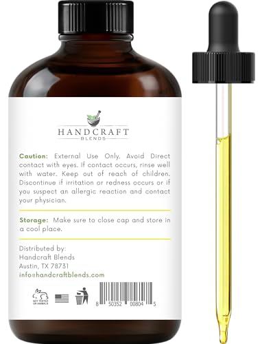 Handcraft Blends Lemon Essential Oil - 100% Pure and Natural - Premium Therapeutic Grade with Premium Glass Dropper - Huge 4 fl. Oz