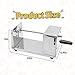 RioRand Manual Spiral Potato Cutter, Stainless Steel Tornado Twister with Blades for Curly Fries, DIY Potato Slicer for Home Kitchen, BBQ, Carrots, Cucumbers