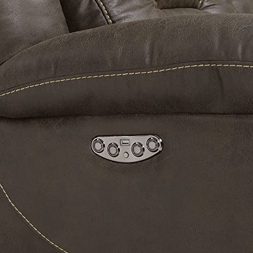 Steve Silver Aria Dual-Power Reclining, Saddle Brown Sofas #TOP5