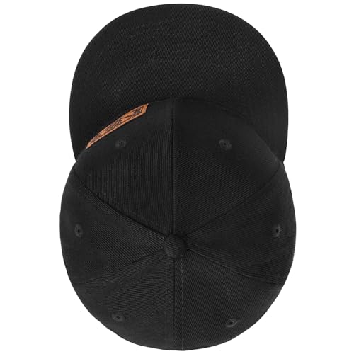 Image of Flat Brim Hats for Men - Gothic Style Skull Hat Leather Pattern - Hip-Hop Snapback Hat Skeleton Hats for Men