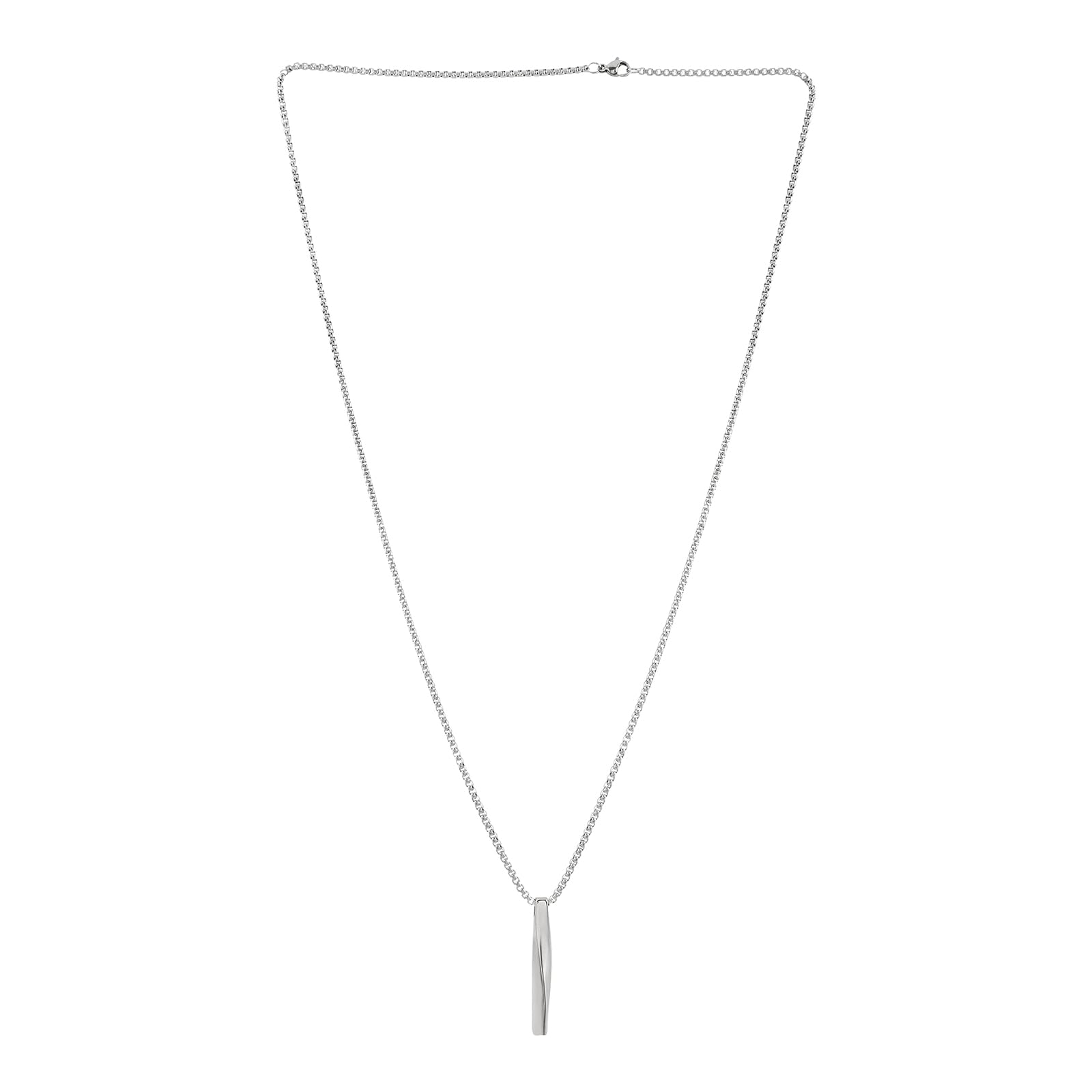 joker & witch Fury Men Silver Necklace-picture-44
